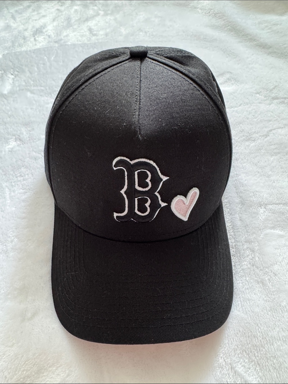 Boston Red Socks Pink Satin Heart Hat